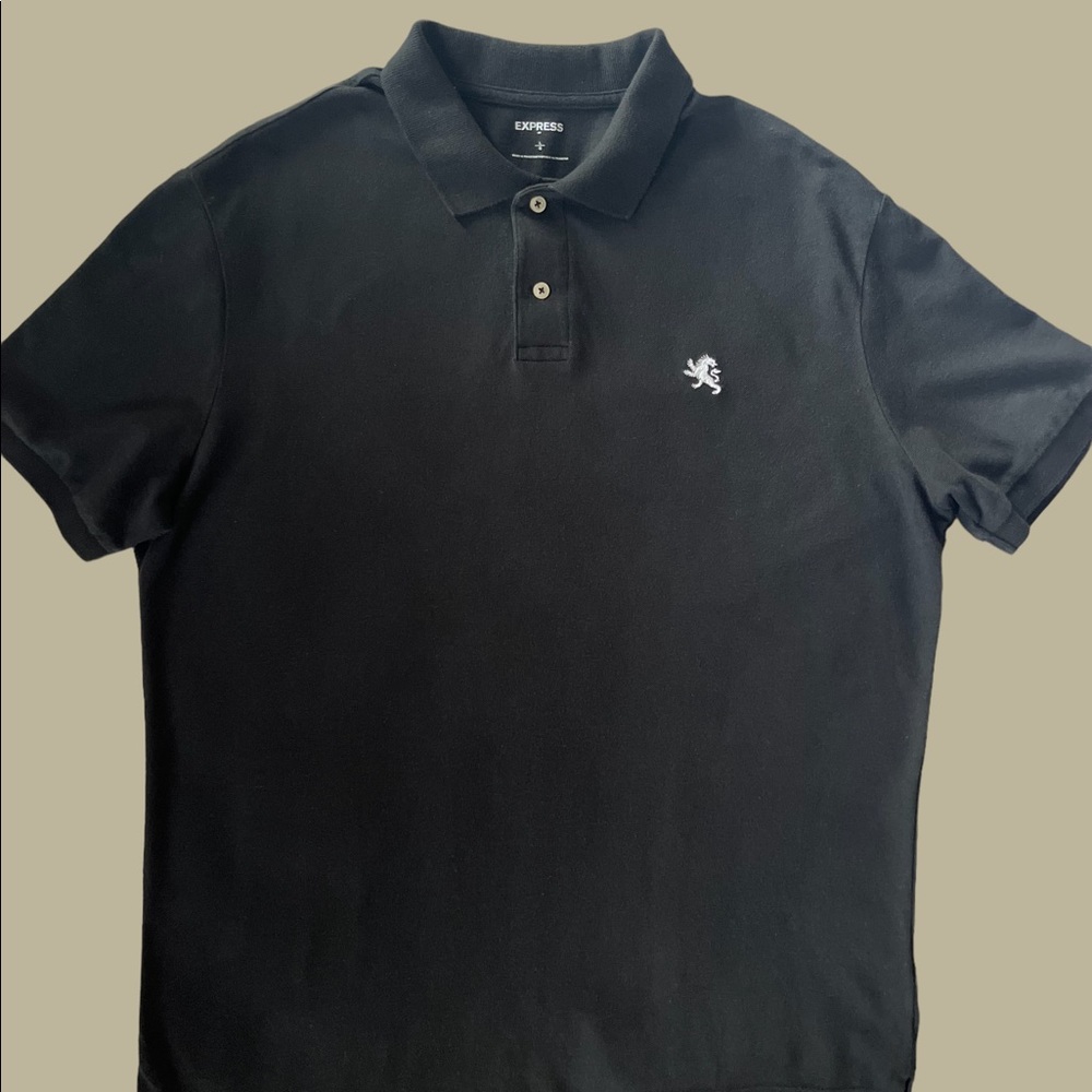 Express Black Polo Shirt (Large)